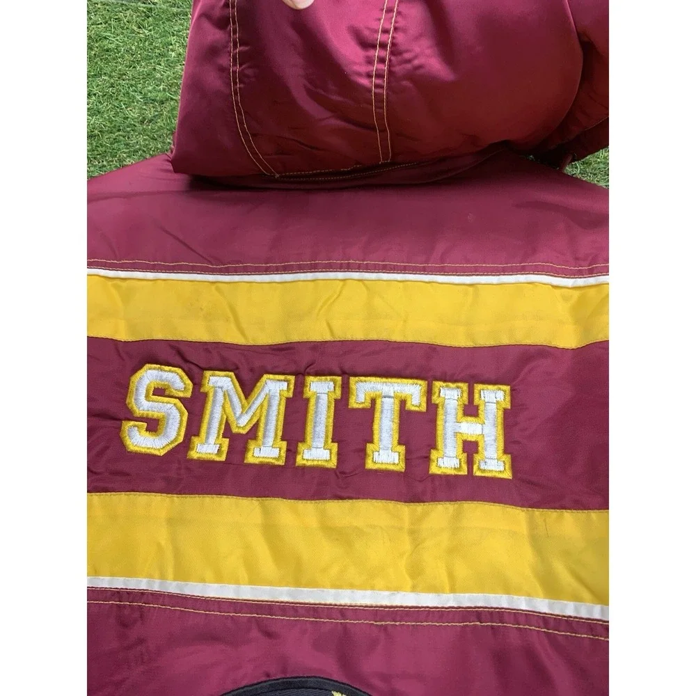 Vintage Florida State Seminoles Starter Puffer Jacket Mens Large 1/2 Zip Half